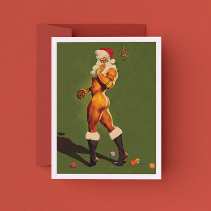 Santa Greeting Card (Single Card)