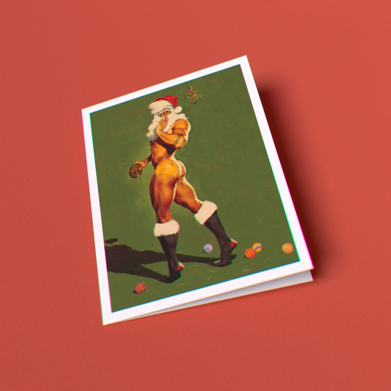 Santa Greeting Card (Single Card)