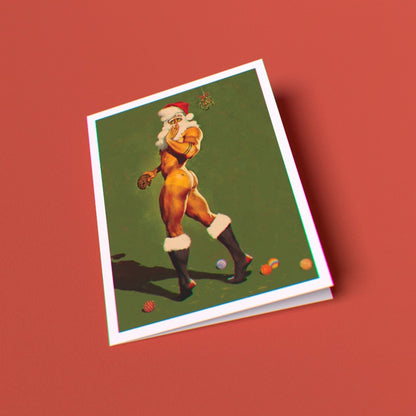 Santa Greeting Card (Single Card)