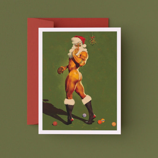 Santa Greeting Card (Single Card)