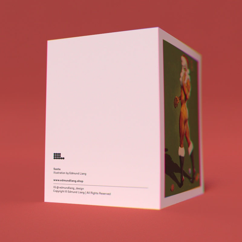 Santa Greeting Cards (Pack of 10)