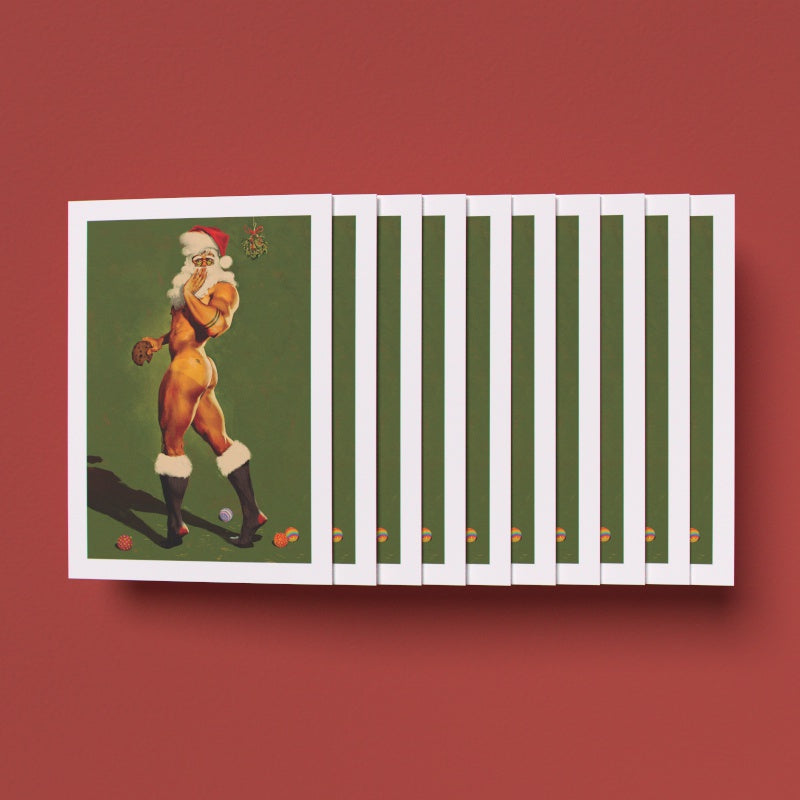 Santa Greeting Cards (Pack of 10)