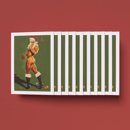 Santa Greeting Cards (Pack of 10)