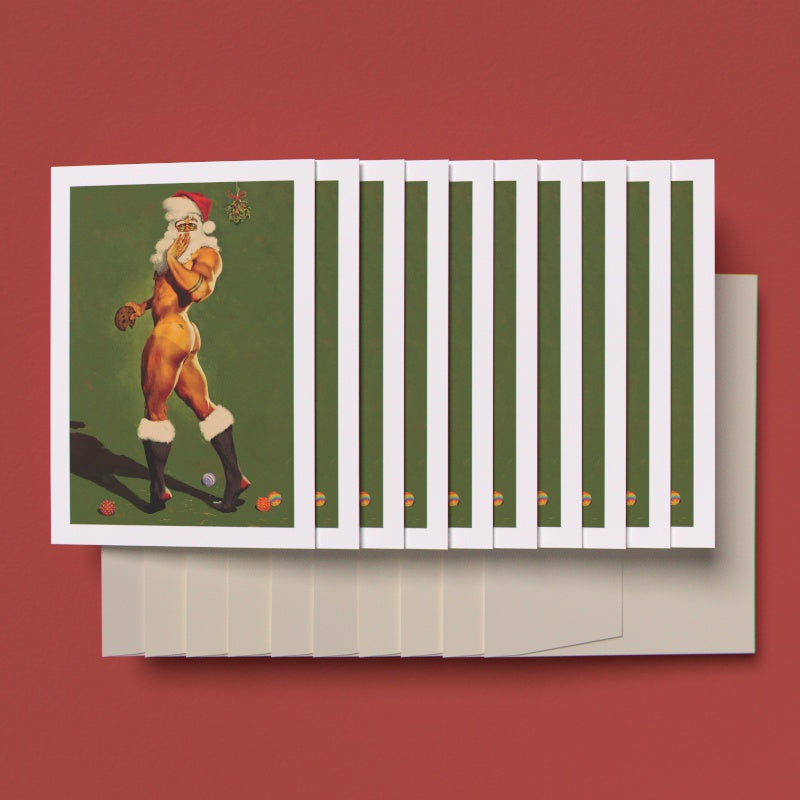 Santa Greeting Cards (Pack of 10)