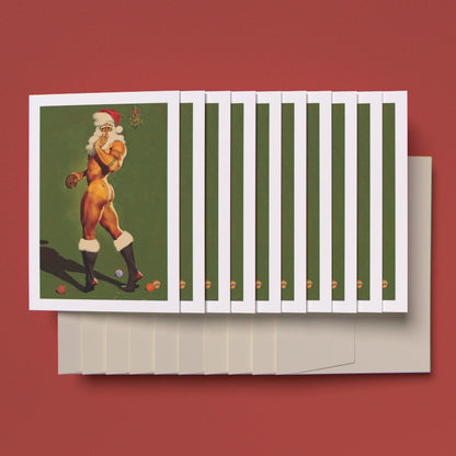 Santa Greeting Cards (Pack of 10)