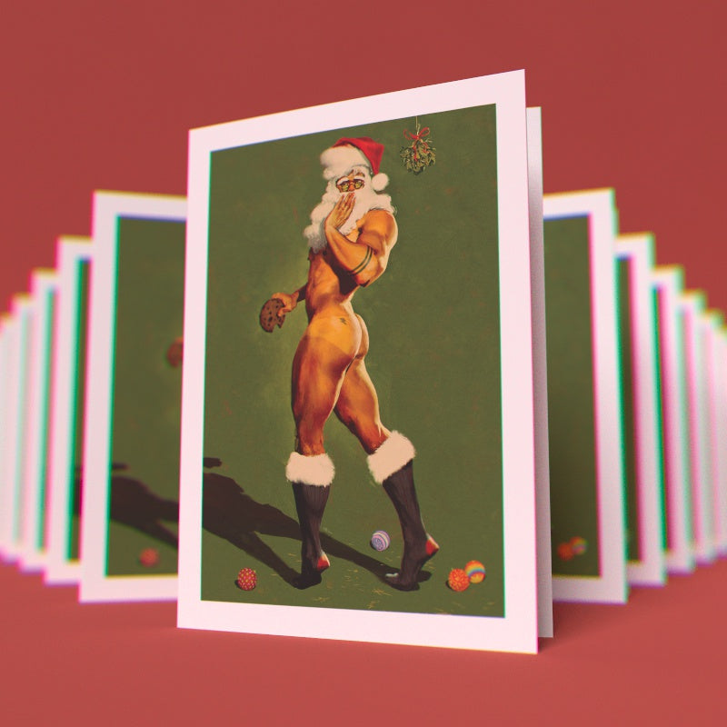 Santa Greeting Cards (Pack of 10)