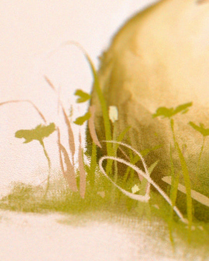 Stinkhorn Mushroom Print