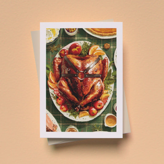Turkey Dinner Greeting Cards (Pack of 10)