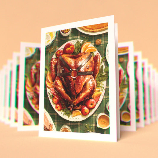 Turkey Dinner Greeting Cards (Pack of 10)