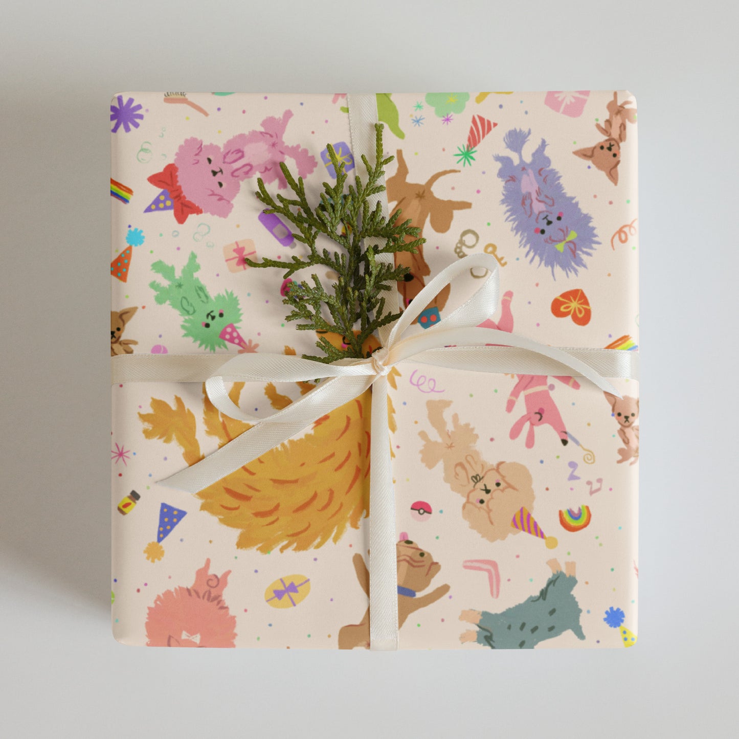 Happy Dogs Gift Wrap (3 Sheets)