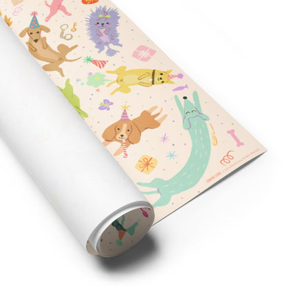 Happy Dogs Gift Wrap (3 Sheets)