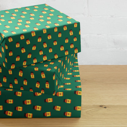 Rush Green Edition Gift Wrap (3 Sheets)