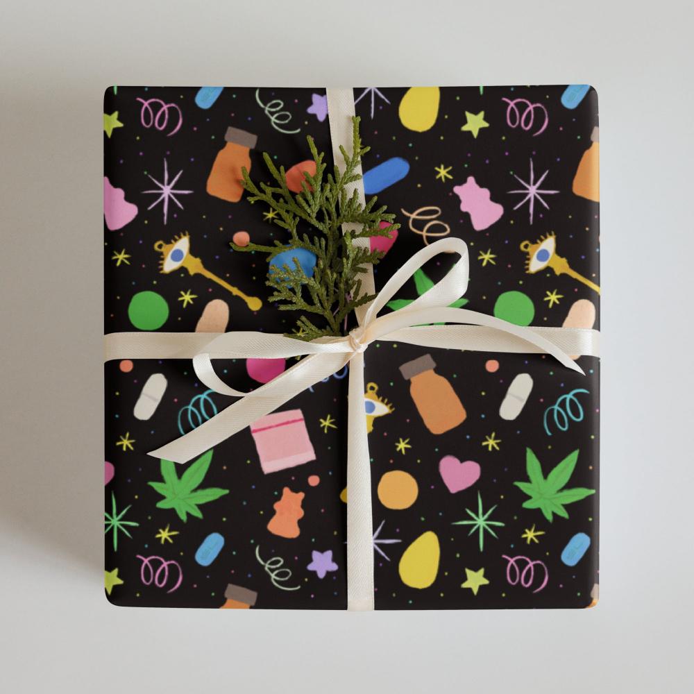 Sunday Funday Black Edition Gift Wrap (3 Sheets)