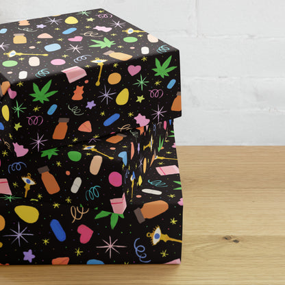 Sunday Funday Black Edition Gift Wrap (3 Sheets)