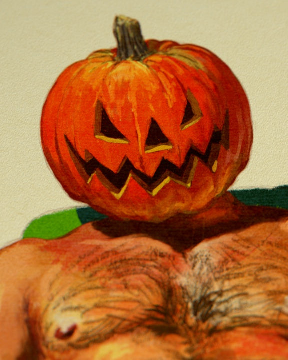 Gay Pumpkin Head Print