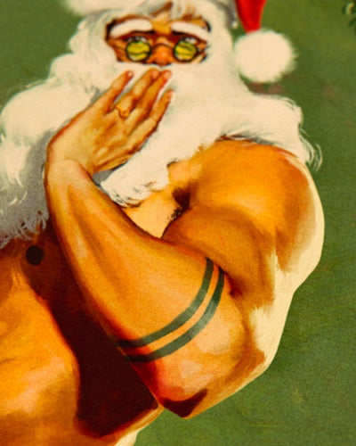 Gay Santa Holiday Print