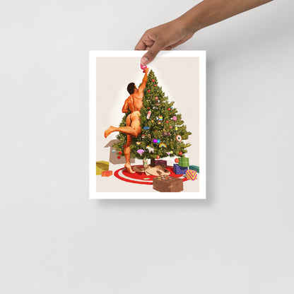 Gay Christmas Tree Holiday Print