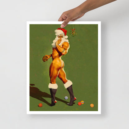 Gay Santa Holiday Print