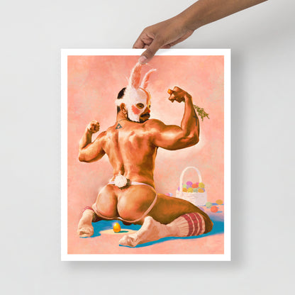 Gay Easter Bunny Print