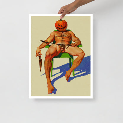 Gay Pumpkin Head Print