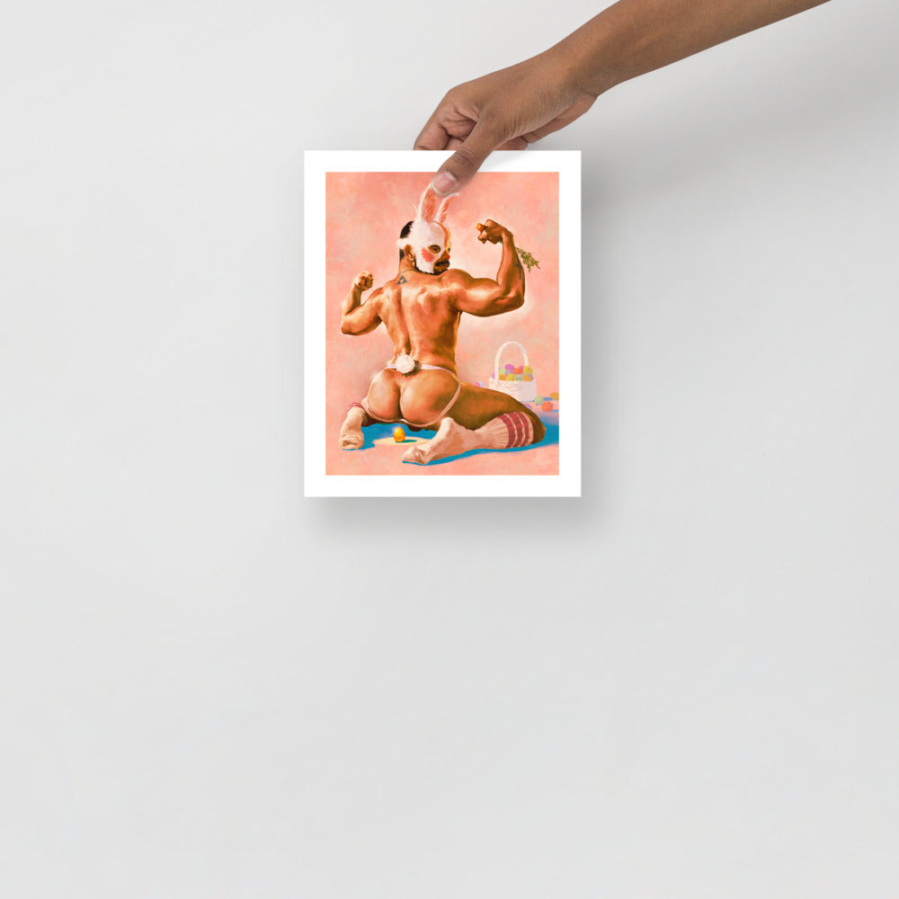 Gay Easter Bunny Print