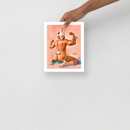 Gay Easter Bunny Print