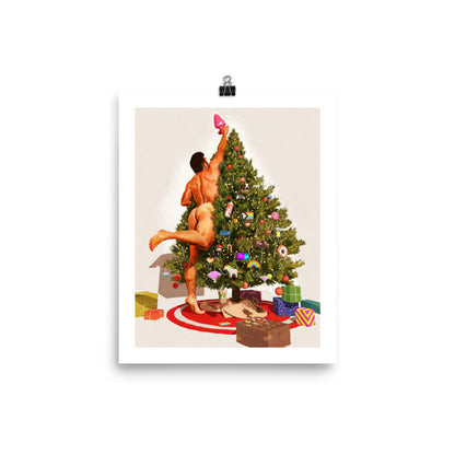 Gay Christmas Tree Holiday Print